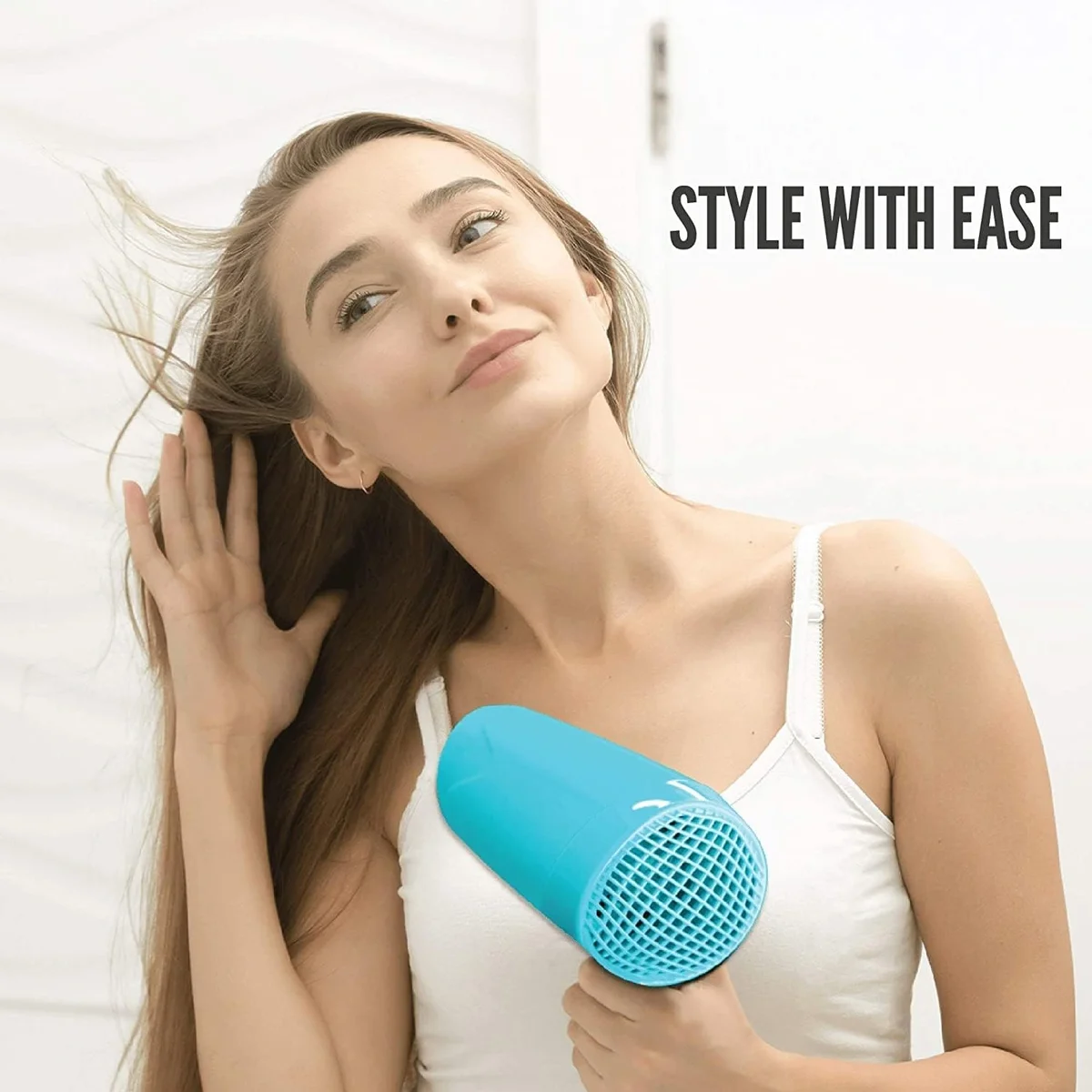 SYSKA HD1600 Blue Hair Dryer | Compact & Foldable Hair Styling Dryer image 8
