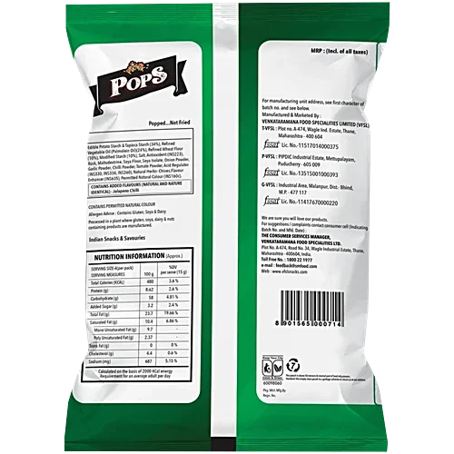  Piknik Pops Jalapeno Namkeen, 60 g image 2