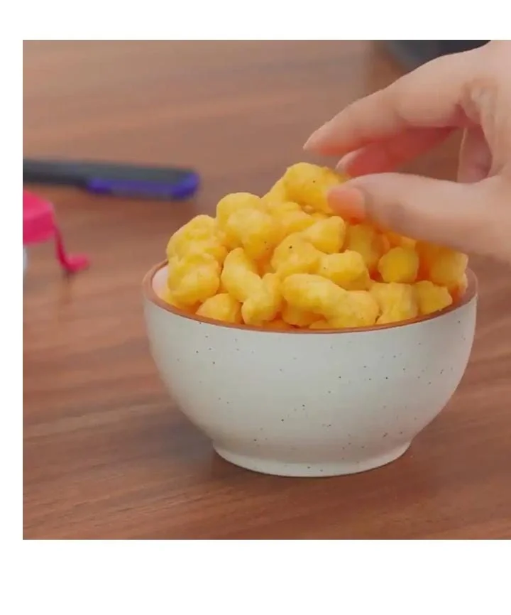  Haldiram’s Puffcorn Cheese Flavour, 63g | Light, Cheesy & Crunchy Corn Snack | 63g image 3