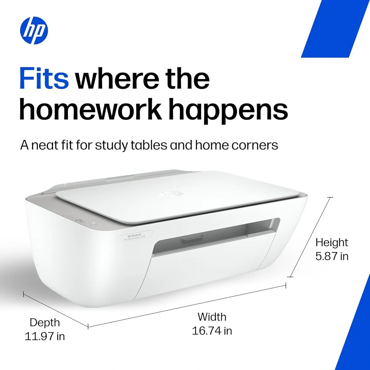 Buy HP DeskJet Ink Advantage 2338 All-in-One Color Printer Online image 4