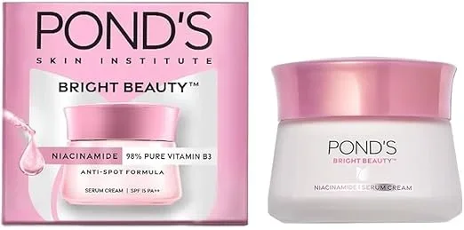 POND'S Bright Beauty Day Cream 35 g, Non-Oily, Mattifying Daily Face Moisturizer, SPF 15