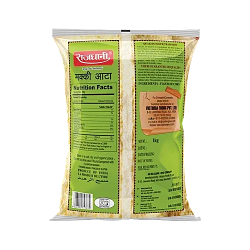 Rajdhani Makki Atta - 1kg, Gluten-Free Maize Flour | High Fibre & Protein image 2