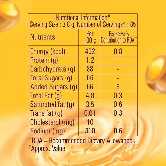 Alpenliebe Creamfills Butter Toffee, Center Filled Candy, pouch, 350gm image 4