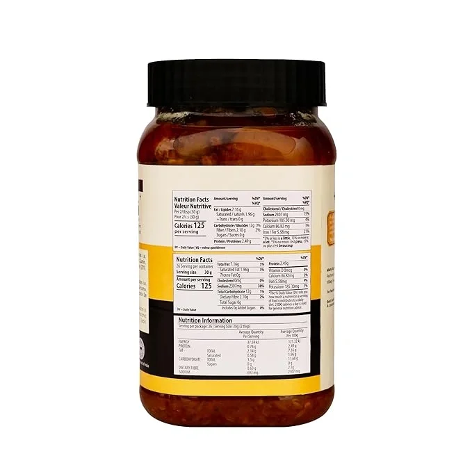  Pachranga's Lime Pickle: 1 Kg | Pachranga International Inc.| Tangy & Citrusy image 2