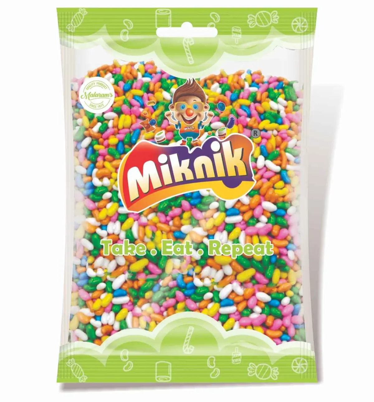 Miknik Navrangi Saunf, 100gm, flavorfull and soury