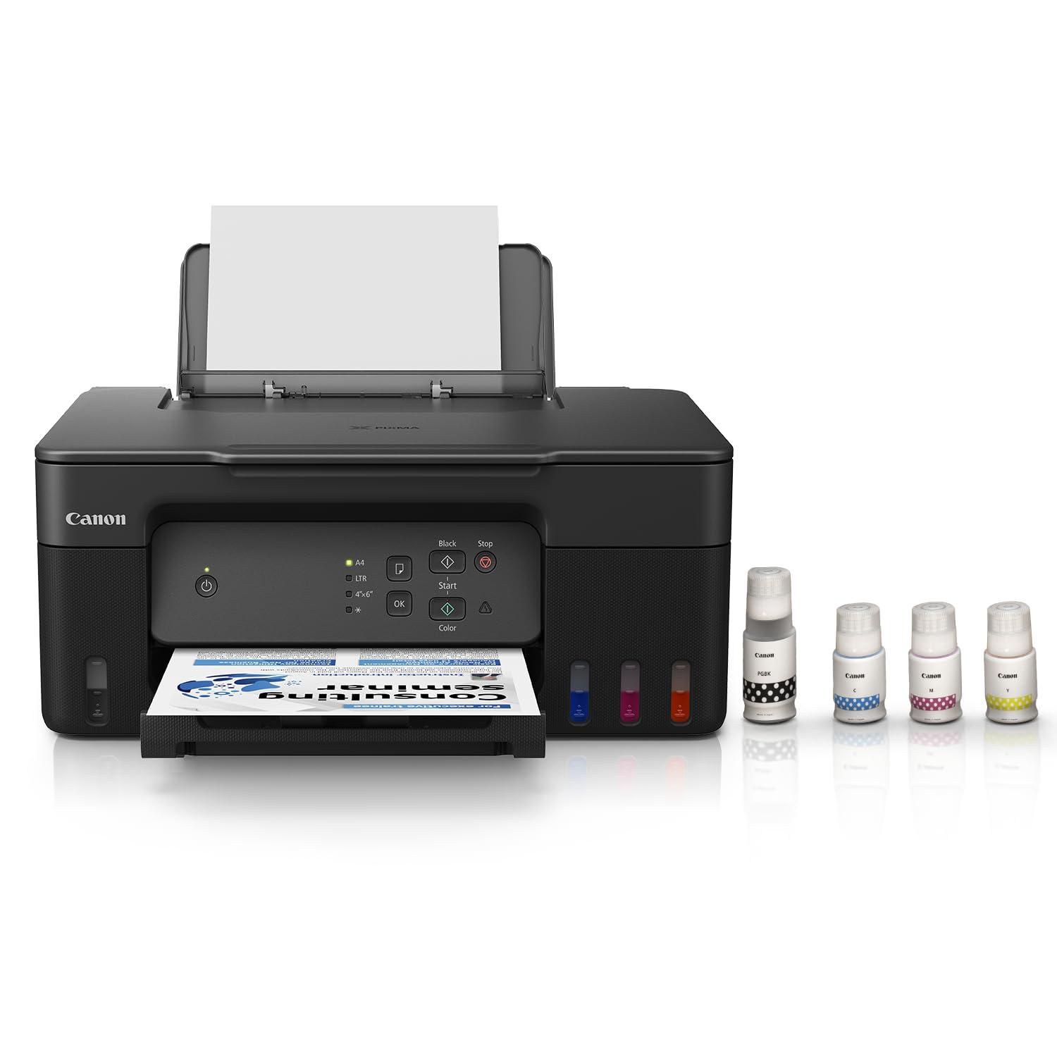 Canon PIXMA MegaTank G2730 A4 Ink Tank Colour Multifunction Printer |  11 / 6 IPM (Black/Colour) | USB 2.0 | Print, Scan, Copy | 2 Years Standard Warranty thumbnail 2
