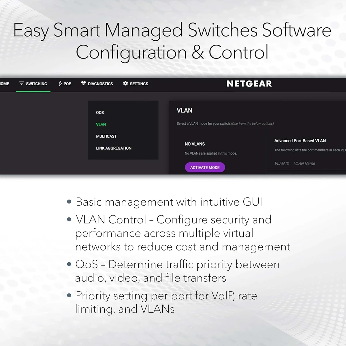 NETGEAR GS308EP 8-Port Gigabit Smart Managed PoE+ Switch with 2 SFP Uplink Ports image 3