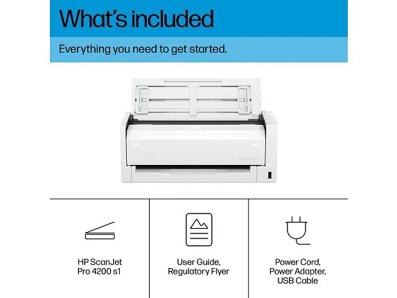 HP ScanJet Pro 4200 s1 High-Speed Duplex Document Scanner, 1 Year Warranty  image 7