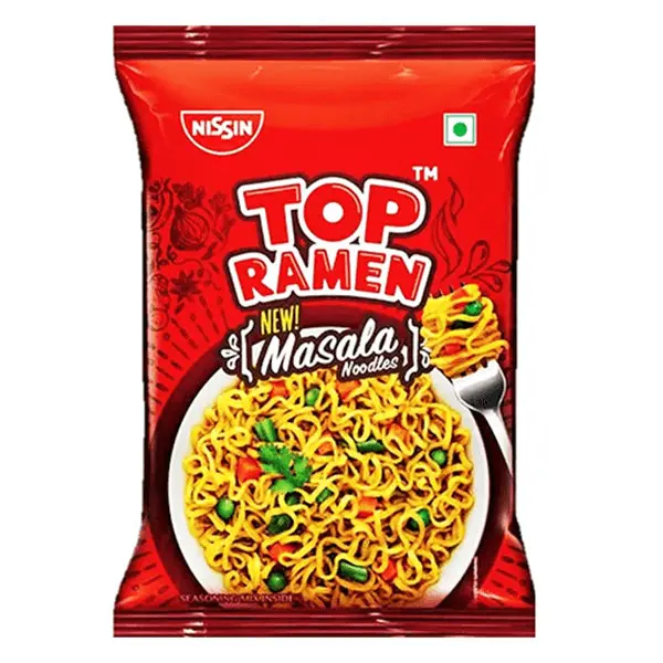 Nissin Top Ramen Masala Noodles, 40gm