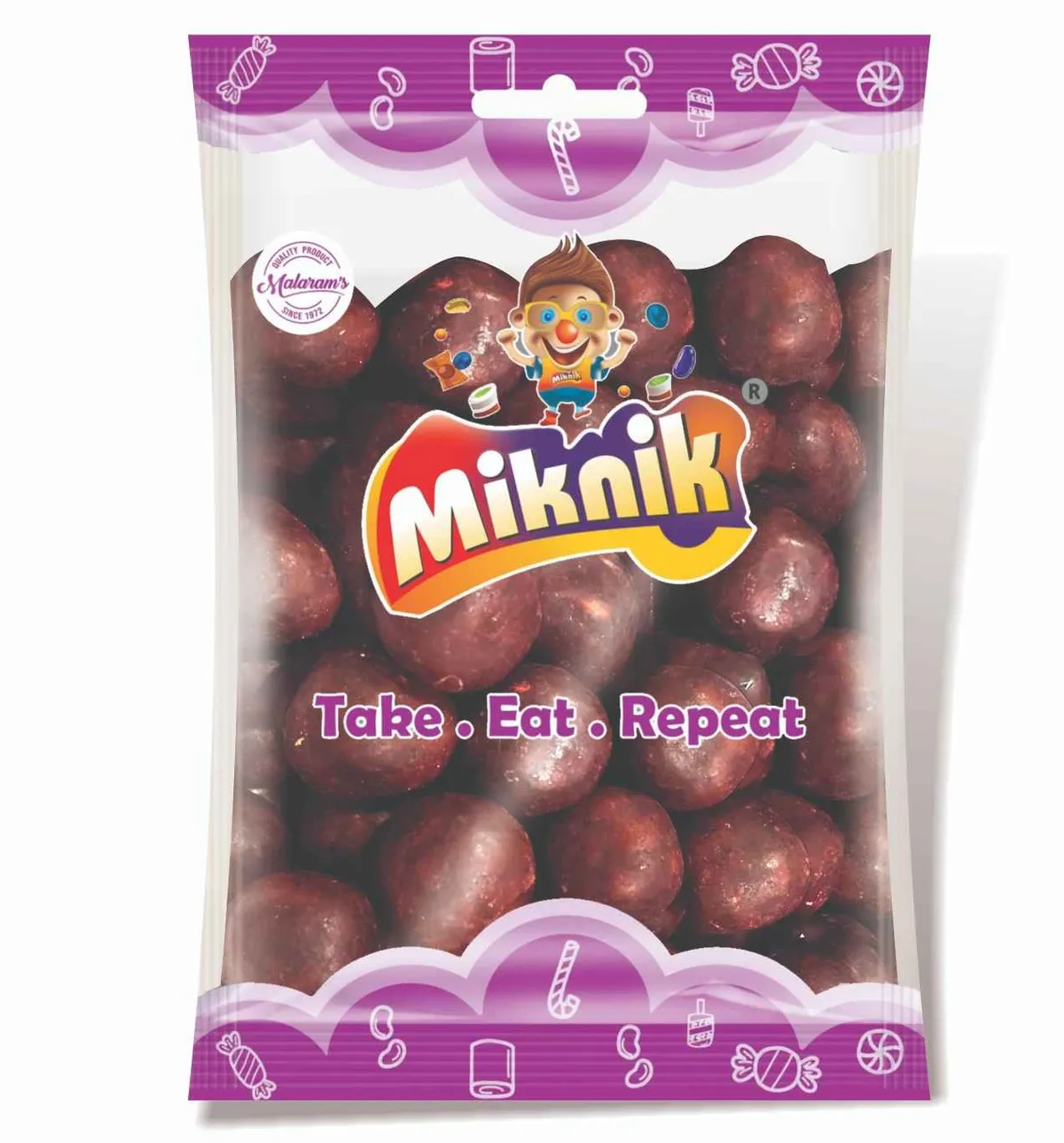 Miknik Paan Shots Candy, 90gm, Flavourfull and soury