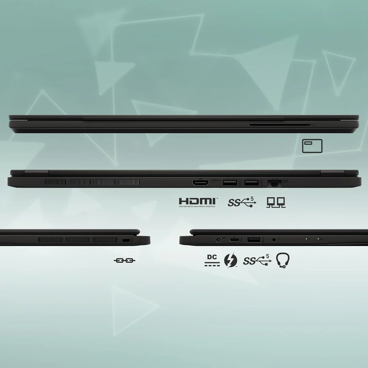 MSI Commercial 14 H, Intel Core i5-13500H, 16GB 3200 MHz DDR4 RAM or Memory, 1TB NVMe SSD, 14” FHD+ (1920x1200), IPS-Level, Intel® Iris® Xe graphics, Windows 11 Pro, Solid Gray, 1.6 Kg, A13MG vPro-069IN, 3 Year Warranty image 13