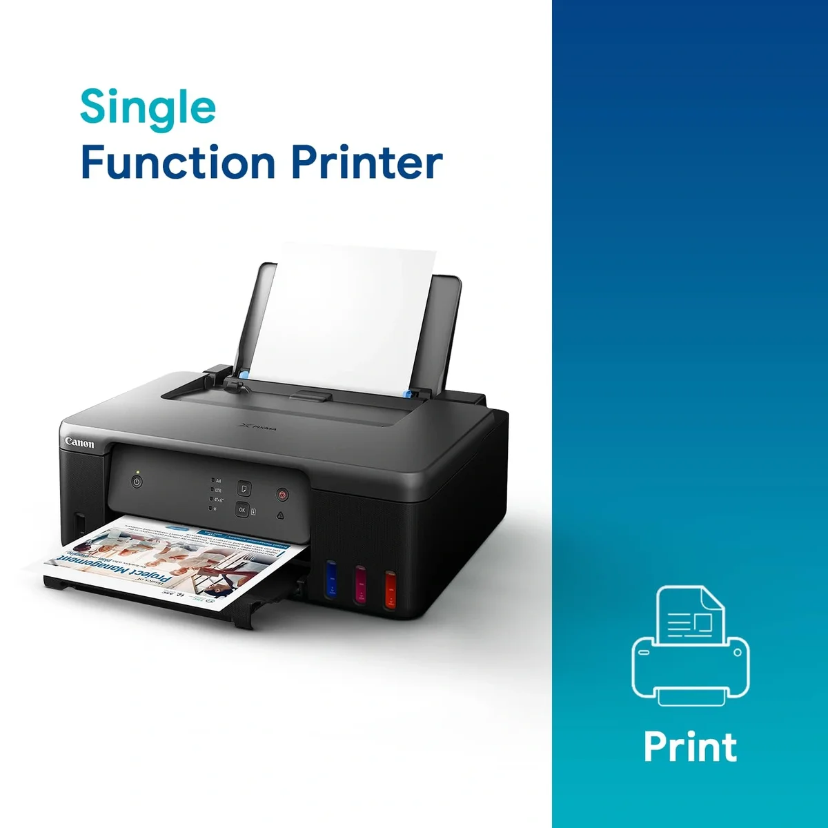 Canon PIXMA G1730 Single Function Ink Tank Color Printer image 7