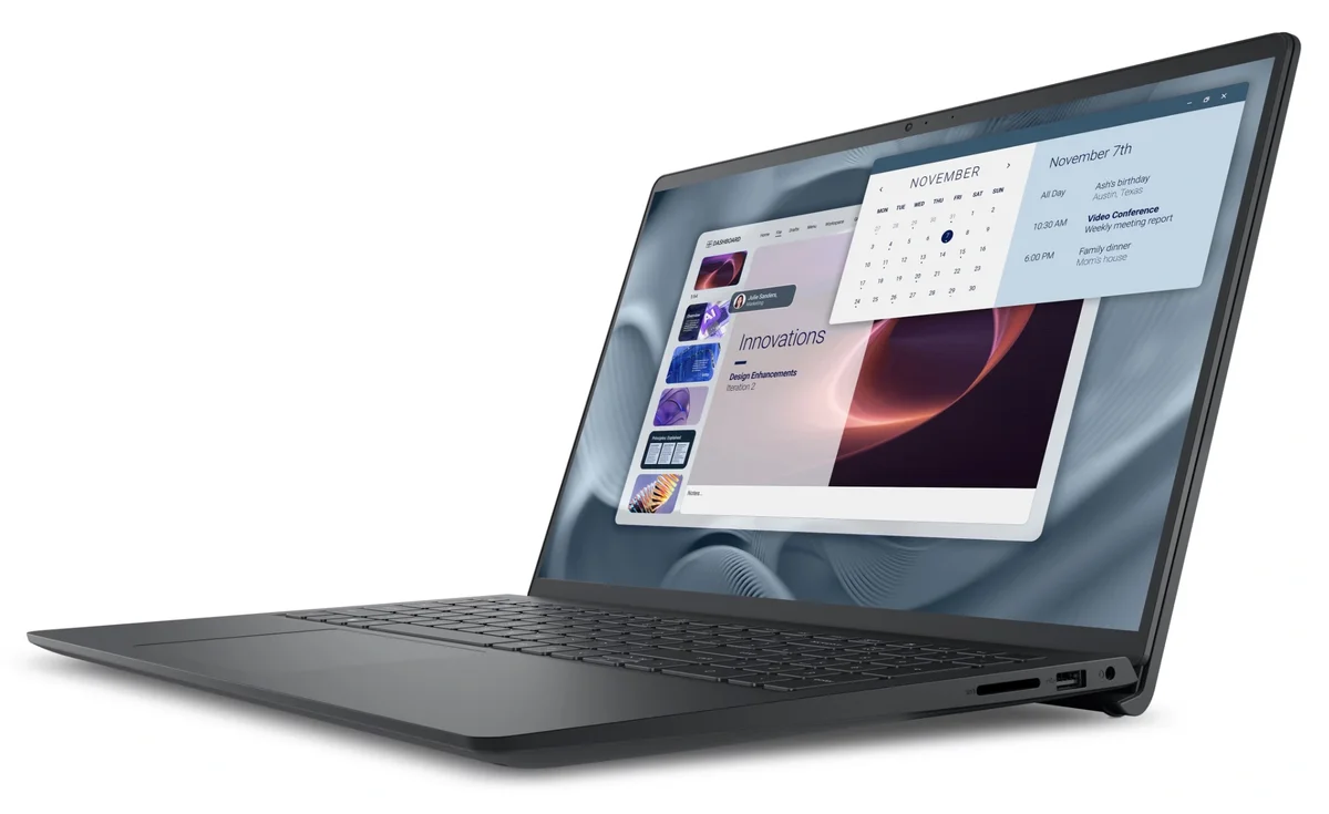 DELL PRO 15 PV15255 LAPTOP, AMD RYZEN 5 7520U, 8GB DDR4 RAM, 512GB SSD, 15.6 INCH FHD DISPLAY, DOS, 1 Year Warranty image 2