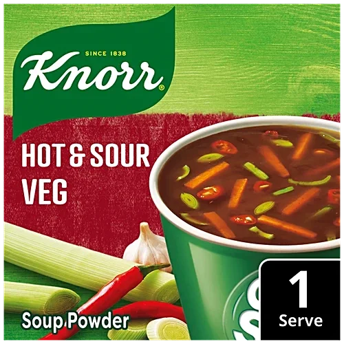  Knorr Hot Sour Cup A Soup Real Vegetables, 12g g
