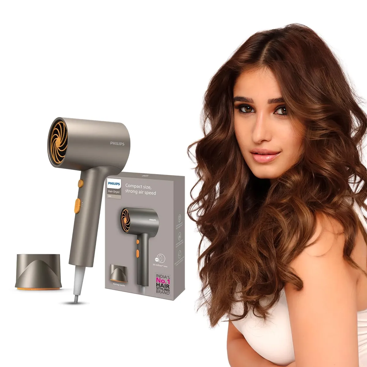 Philips BHD321/10 Ionic Hair Dryer – Everyday Styling Made Easy