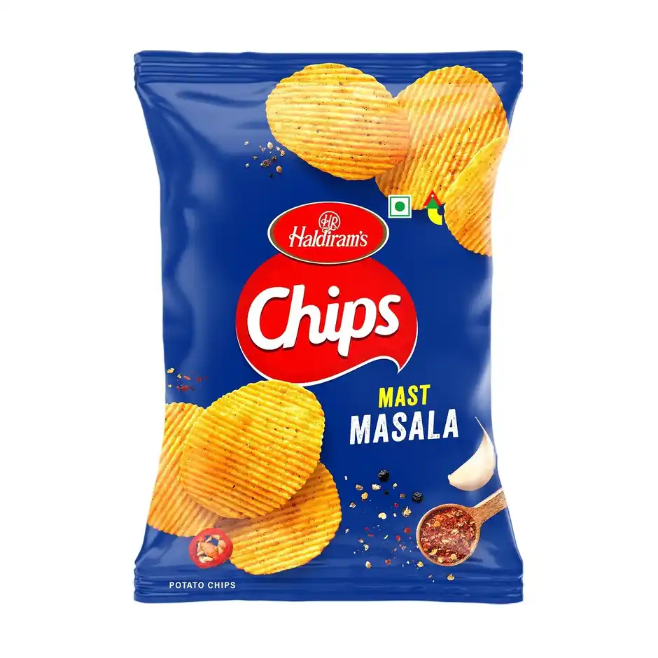  Haldiram's Chips Mast Masala | Spiced Potato Chips 58g