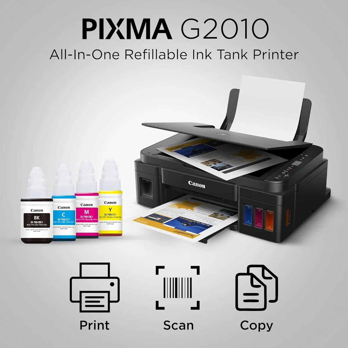 Canon PIXMA MegaTank G2010 All-in-One Ink Tank Printer – Print, Scan & Copy image 6