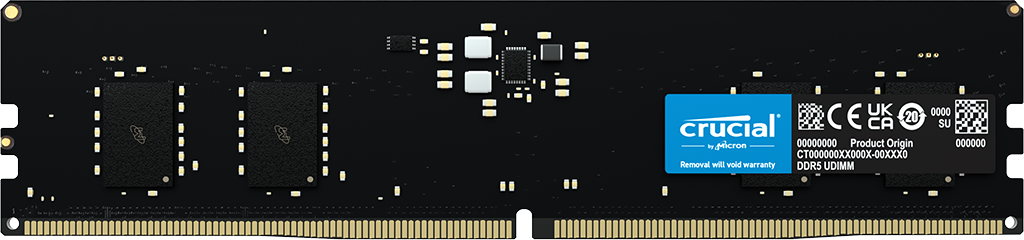 Image of Crucial 16GB DDR5 RAM 5600MHz Desktop RAM / Memory, CT16G56C46U5, 10 Year Warranty