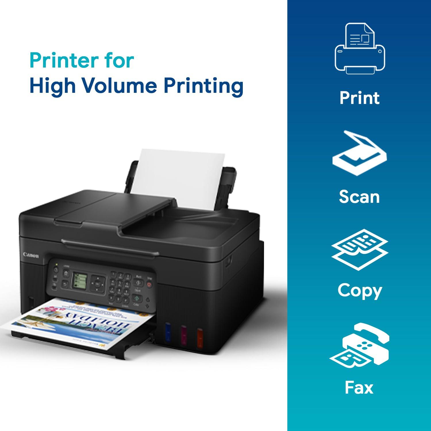 Canon PIXMA MegaTank G4770 A4 Colour Multifunction Printer | 11 IPM (Black) / 6 IPM (Colour) | USB 2.0, Wireless or Wi-Fi | Print, Scan, Copy, ADF and Fax | 1 Year Warranty thumbnail 6