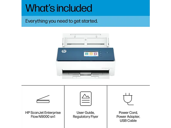 HP ScanJet Enterprise Flow N9000 sn1 High-Speed Network Document Scanner, 1 Year Warranty  image 6