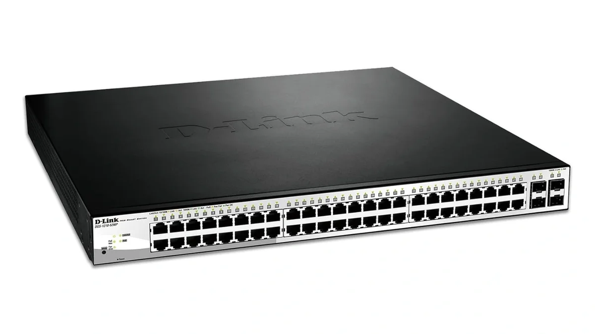 D-Link DGS-1210-52 Web Smart Gigabit Switch | 48× 10/100/1000Base-T Ports + 4× SFP Uplinks, Layer-2 Management, VLAN & QoS Support image 2