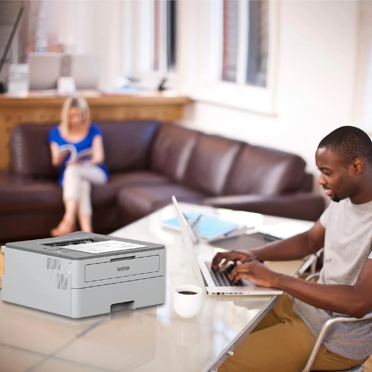 Brother HL-B2080DW fast duplex laser printer with WiFi LAN USB image 3