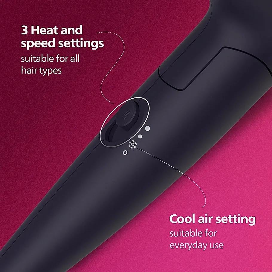 Philips BHD318/00 Hair Dryer – 1600W Fast Drying with ThermoProtect image 4
