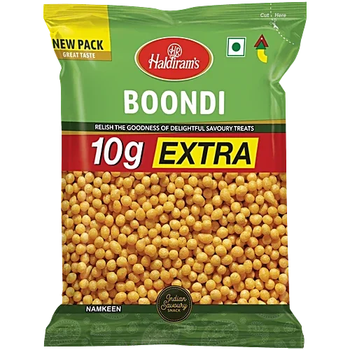 Haldiram's Boondi Plain,(200 gram+10 gram)210 gram[weight may vary]