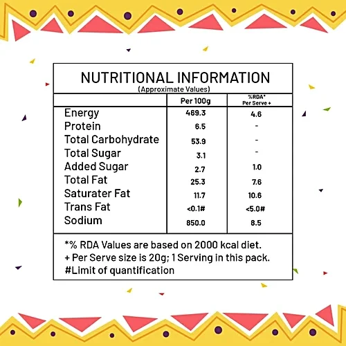  Haldiram's Mexilla Flamin' Hot Sizzling Spicy Tortilla Chips, 79 g image 4