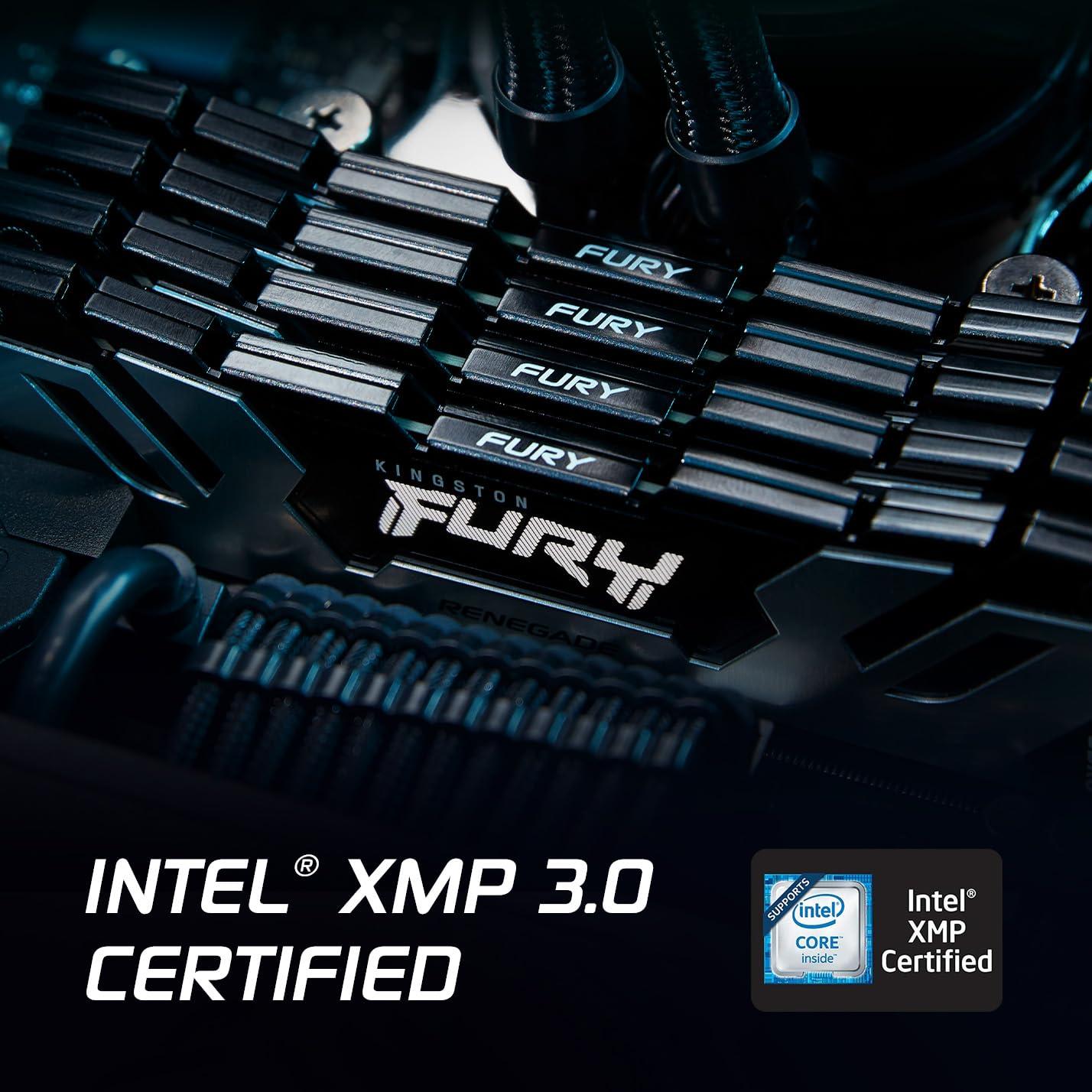 Kingston Fury Beast 32GB (2x16GB) 6000MT/s DDR5 RAM, CL32 DIMM Desktop Memory, With Heatsink, KF560C32RSK2-32, Black, 10 Year Warranty image 4