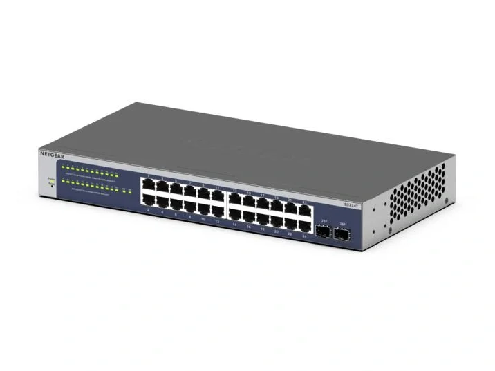 NETGEAR GS724T 24-Port Gigabit Smart Managed Switch with 2 SFP Uplink Ports image 3