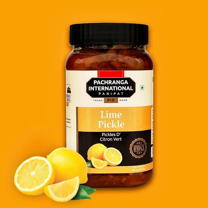  Pachranga's Lime Pickle: 1 Kg | Pachranga International Inc.| Tangy & Citrusy image 4