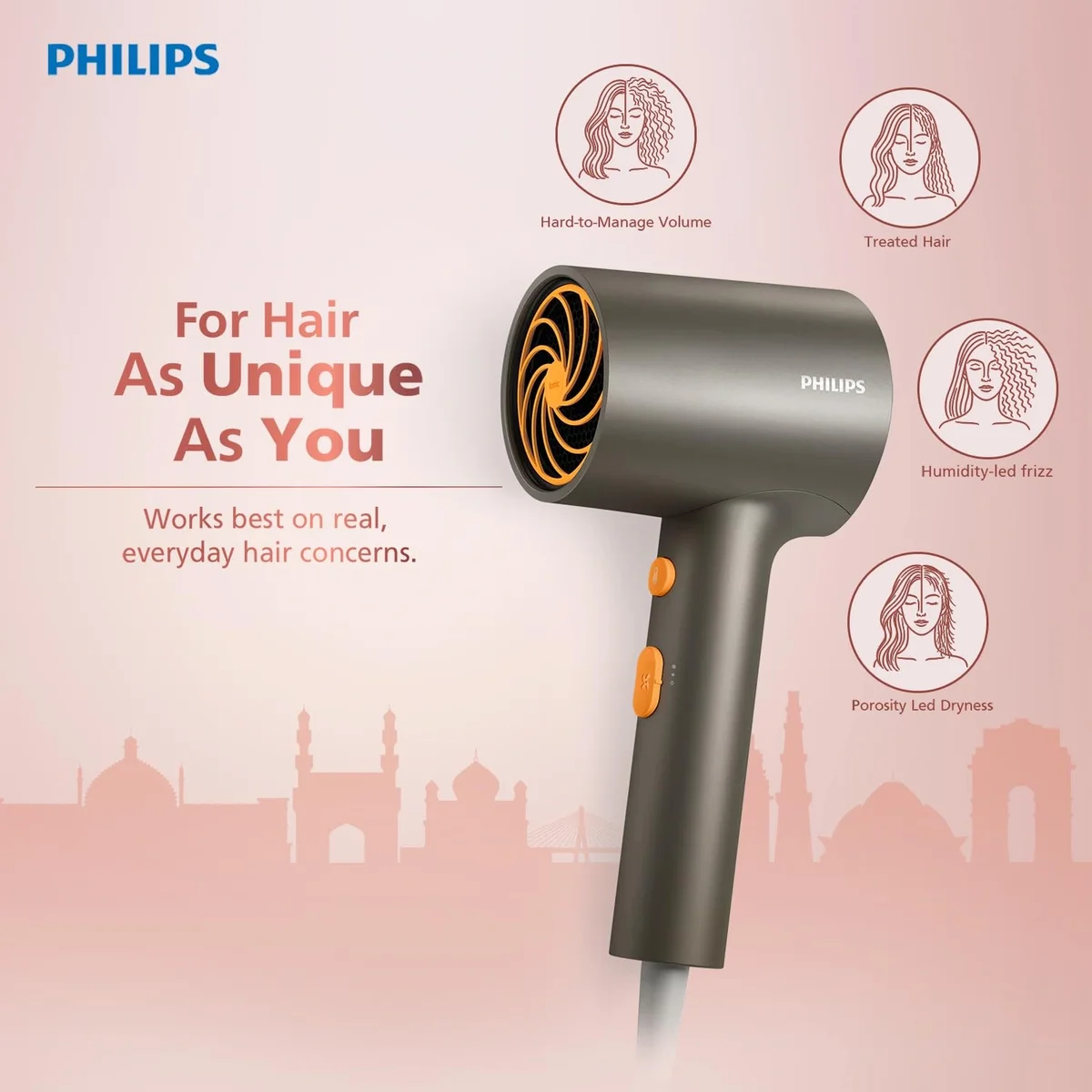 Philips BHD321/10 Ionic Hair Dryer – Everyday Styling Made Easy image 11