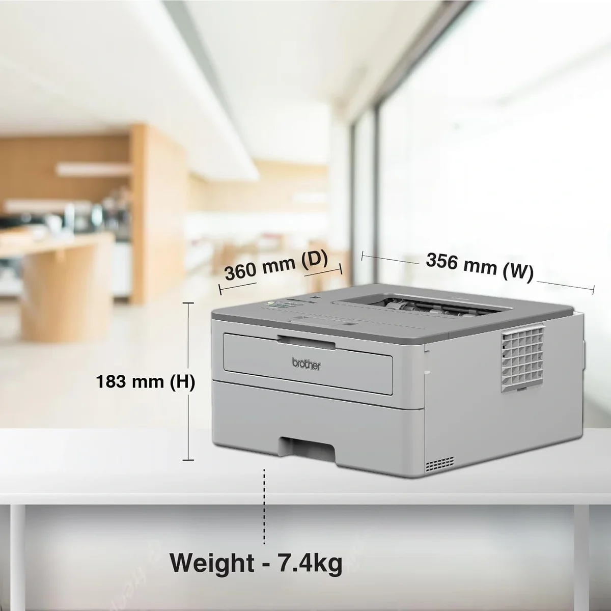 Brother HL-B2080DW fast duplex laser printer with WiFi LAN USB image 4