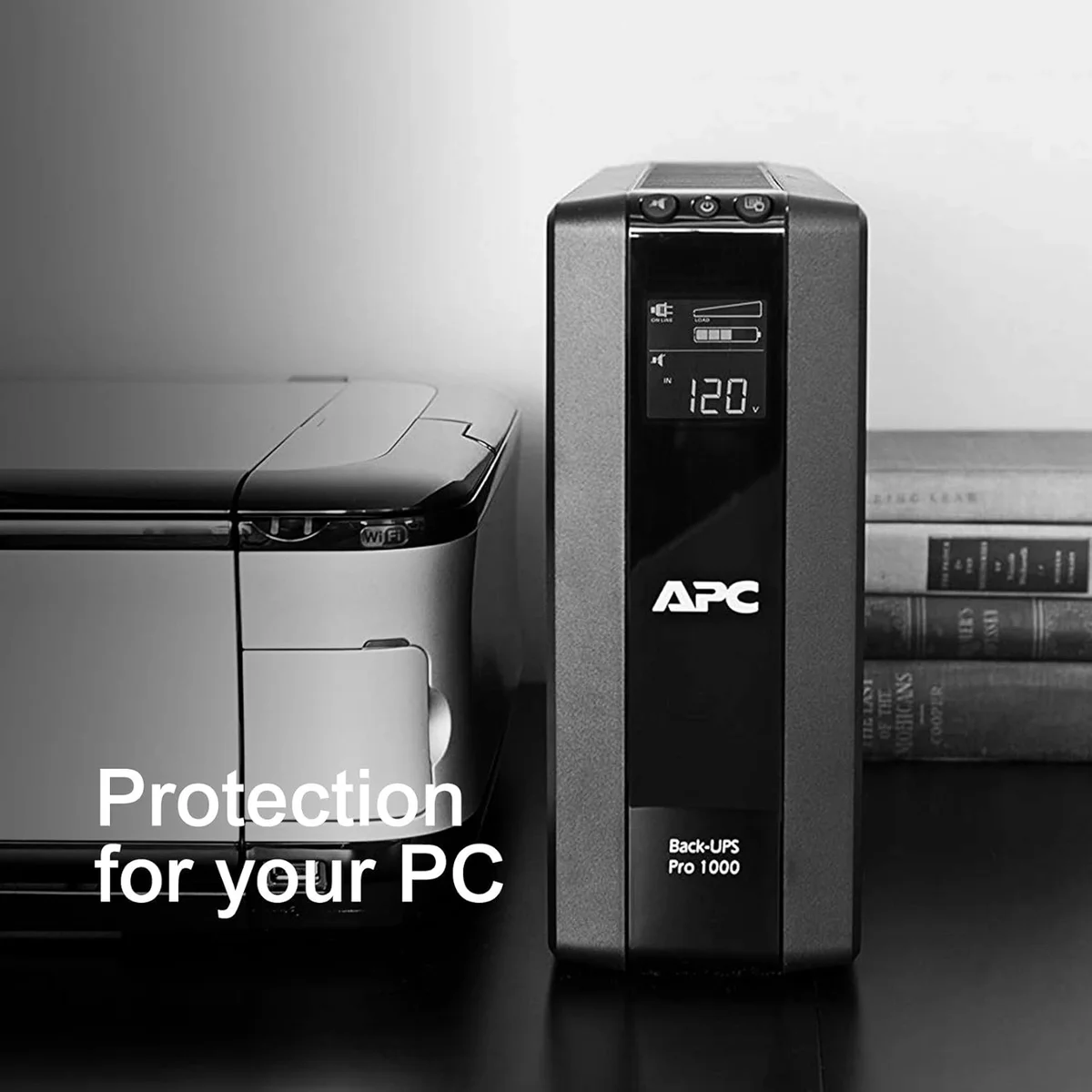 APC Back-UPS Pro BR1000G-IN, 1000VA line interactiv UPS | 600W, 230V UPS System, High-Performance Premium Power Backup & Protection for Home Office, Desktop PC, Gaming Console & Home Electronics | 2 Year Warranty image 4