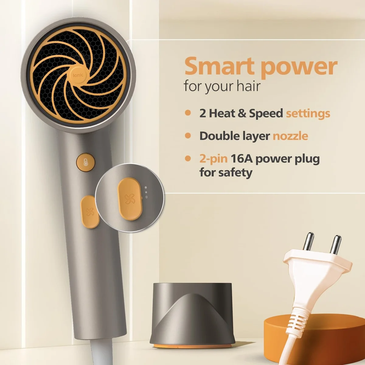 Philips BHD321/10 Ionic Hair Dryer – Everyday Styling Made Easy image 10