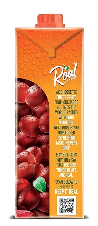 Real Fruit Power Cranberry Juice 1 Litre image 4
