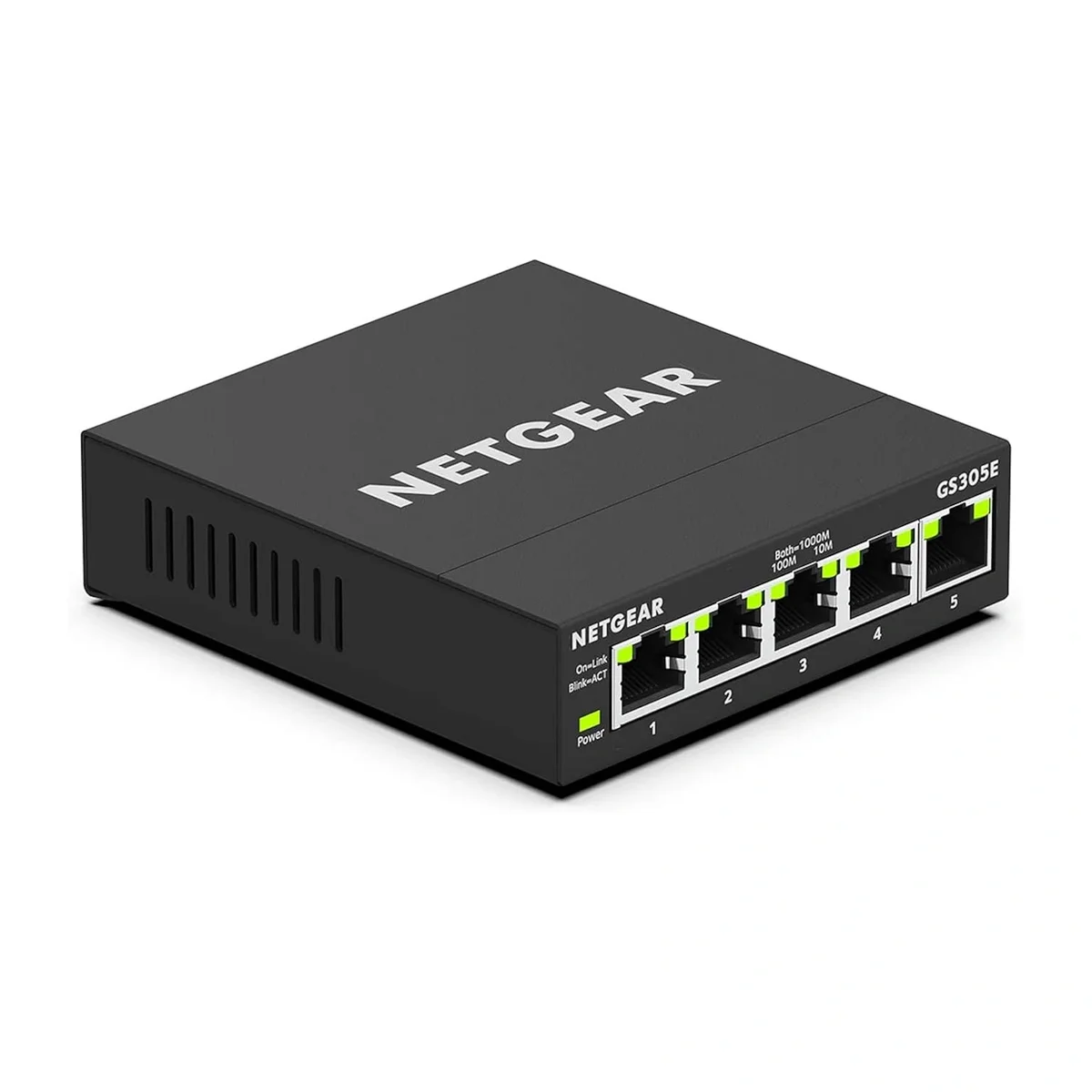 NETGEAR GS305E 5-Port Gigabit Ethernet Plus Switch | Smart Managed Desktop & Wall Mount Network Switch