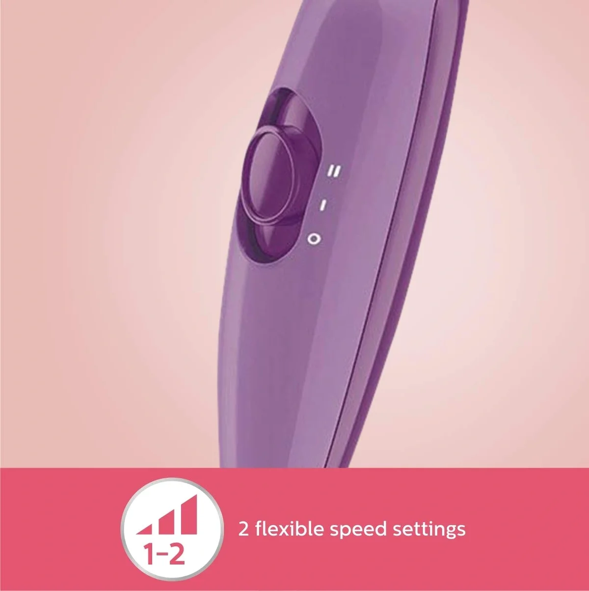 Philips HP8100/46 Purple Hair Dryer – Compact 1000W Hair Dryer for Everyday Use image 4