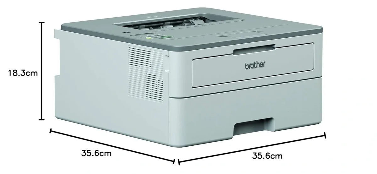 Brother HL-B2080DW fast duplex laser printer with WiFi LAN USB image 2