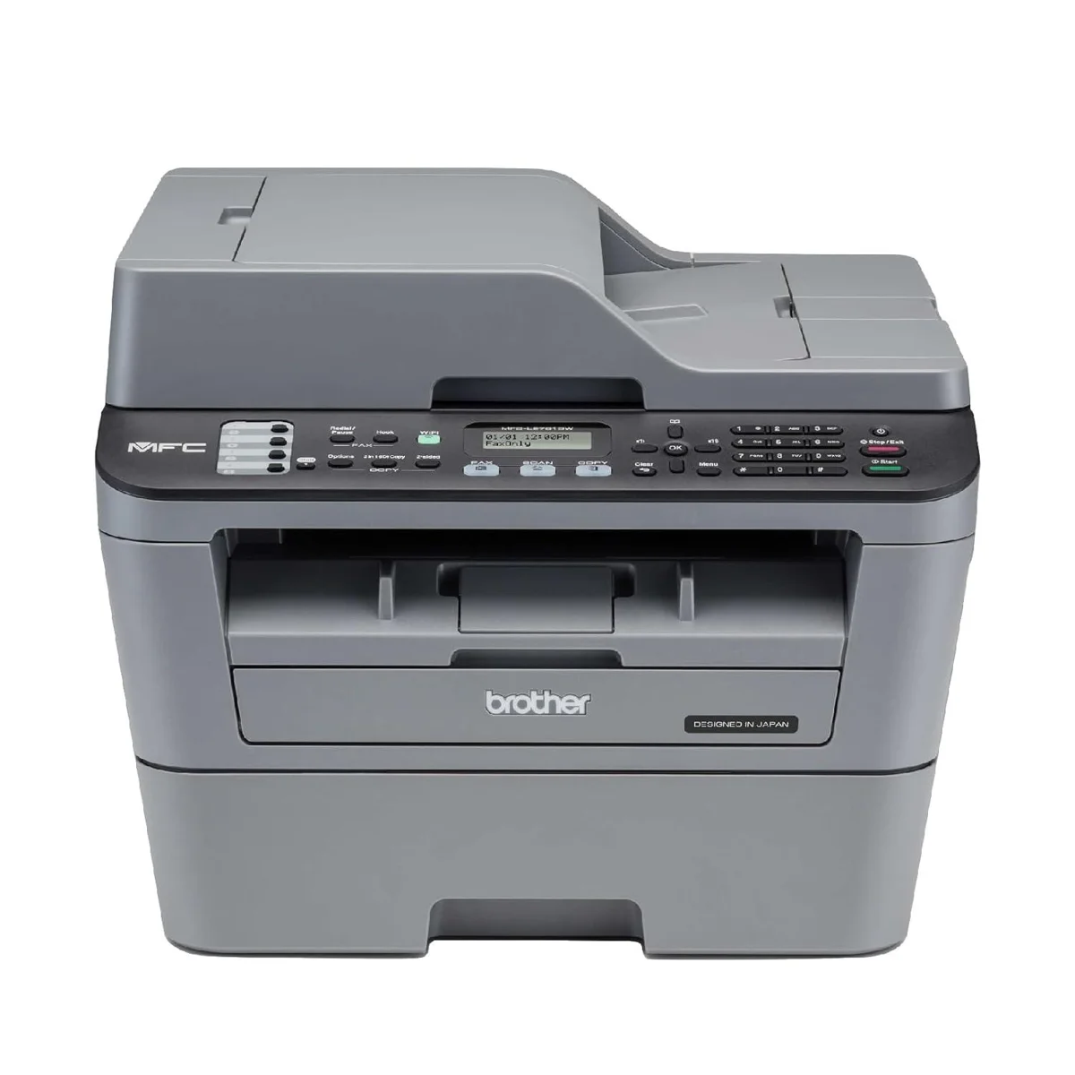 Brother MFC L2701DW A4 Laserjet All in One Printer | 30 PPM | 32 MB | USB 2.0 | Ethernet | Wireless of Wi-Fi | Print | Copy | ADF Scan | Fax |  Automatic Duplex | 2 in 1 ID Copy Button | 2-line LCD Display | 1 Year Warranty