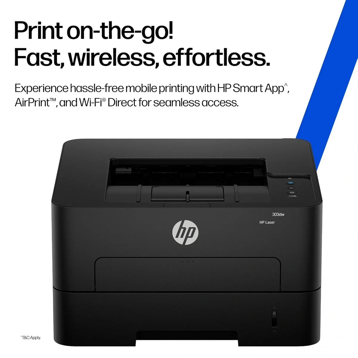 HP 303dw Auto Duplex WiFi Laser Printer (New Launch), 30 PPM, 256 MB Memory, Black image 7