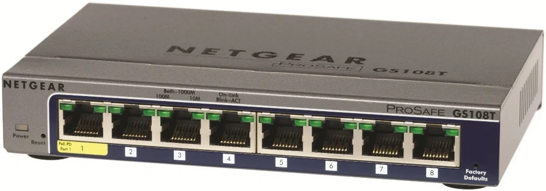 NETGEAR GS108T 8-Port Gigabit Ethernet Smart Managed Pro Switch image 3
