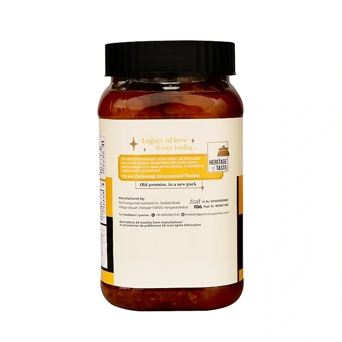  Pachranga's Lime Pickle: 1 Kg | Pachranga International Inc.| Tangy & Citrusy image 5