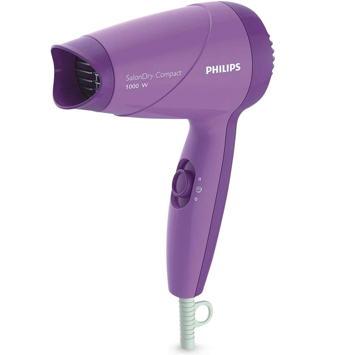 Philips HP8100/46 Purple Hair Dryer – Compact 1000W Hair Dryer for Everyday Use