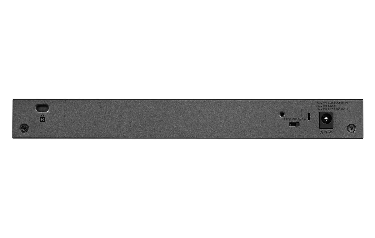 NETGEAR GS108LP 8-Port Gigabit PoE+ Ethernet Switch | Unmanaged Desktop & Wall Mount Network Switch image 3