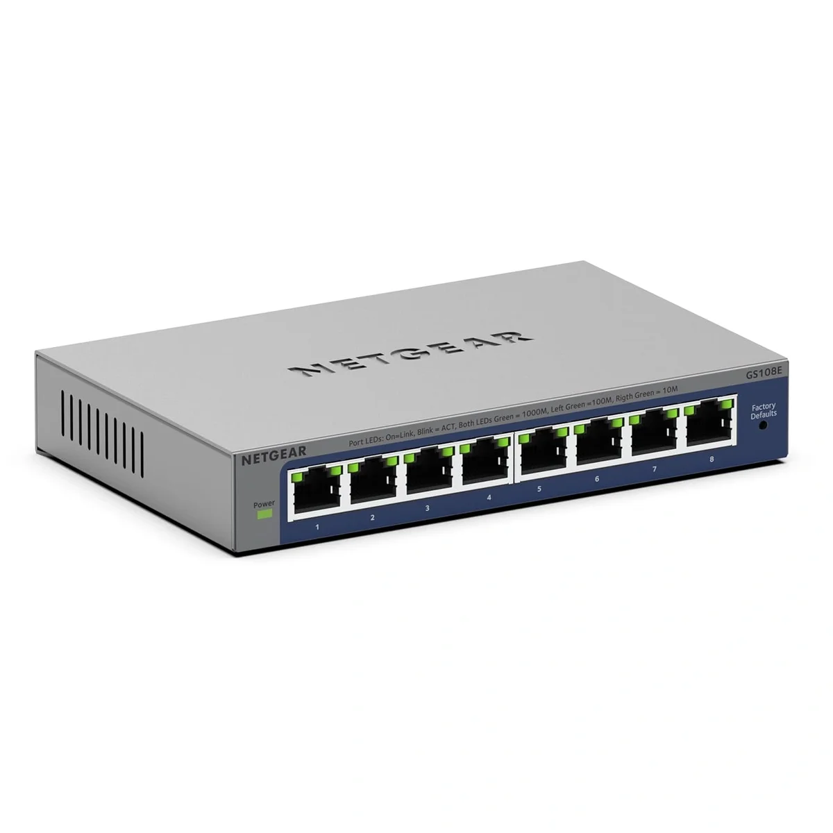 NETGEAR GS108E 8-Port Gigabit Ethernet Plus Switch | Smart Managed Desktop Network Switch image 2