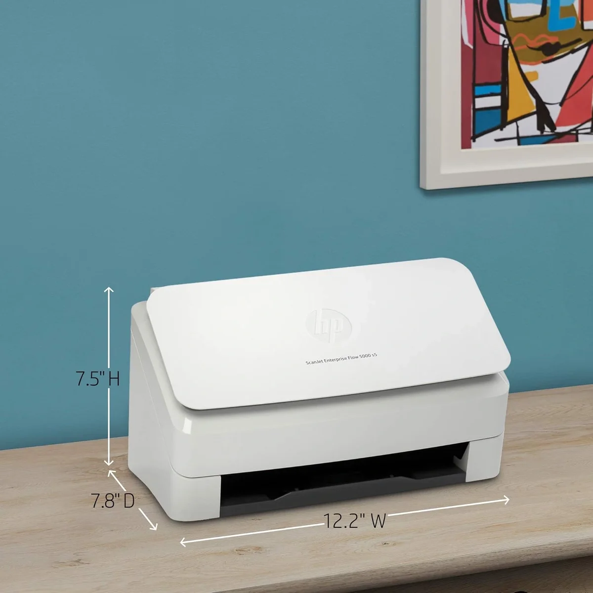 HP ScanJet Enterprise Flow 5000 s5 High-Speed Duplex Document Scanner, 1 Year Warranty  image 4