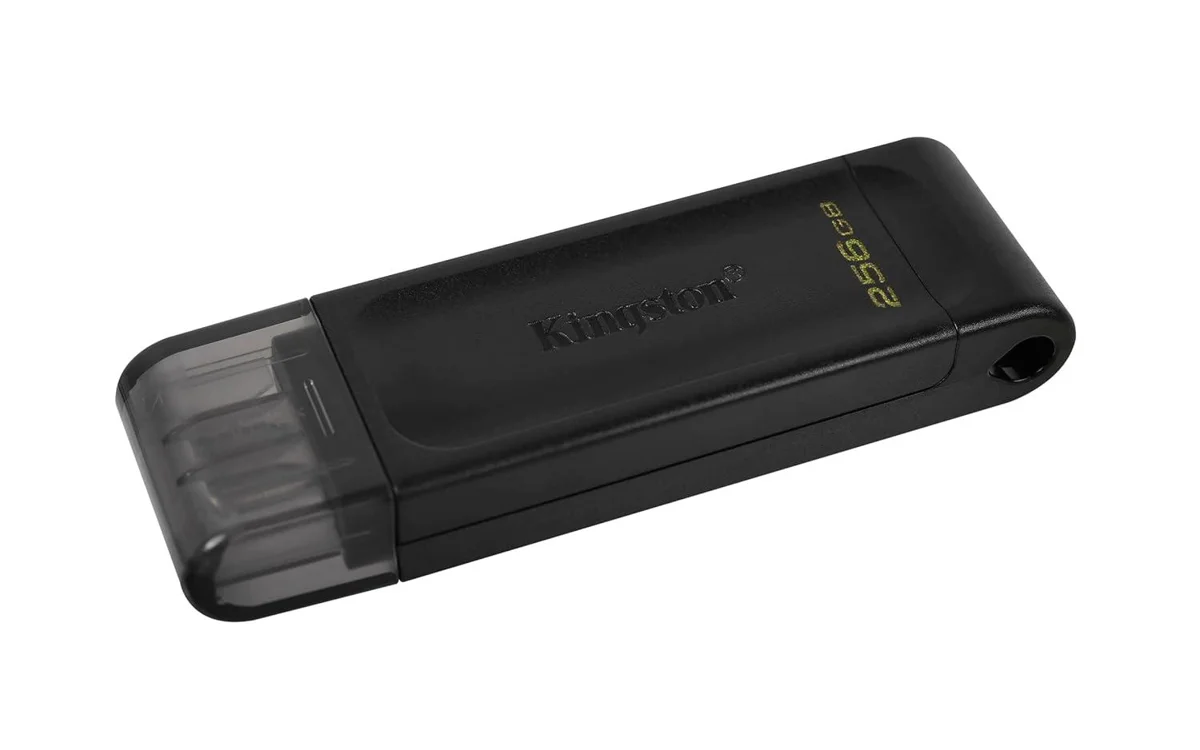 Kingston DataTraveler 70 256GB Portable USB-C Pendrive with USB 3.2 Gen 1 speed, DT70/256GB, 5 Year Warranty