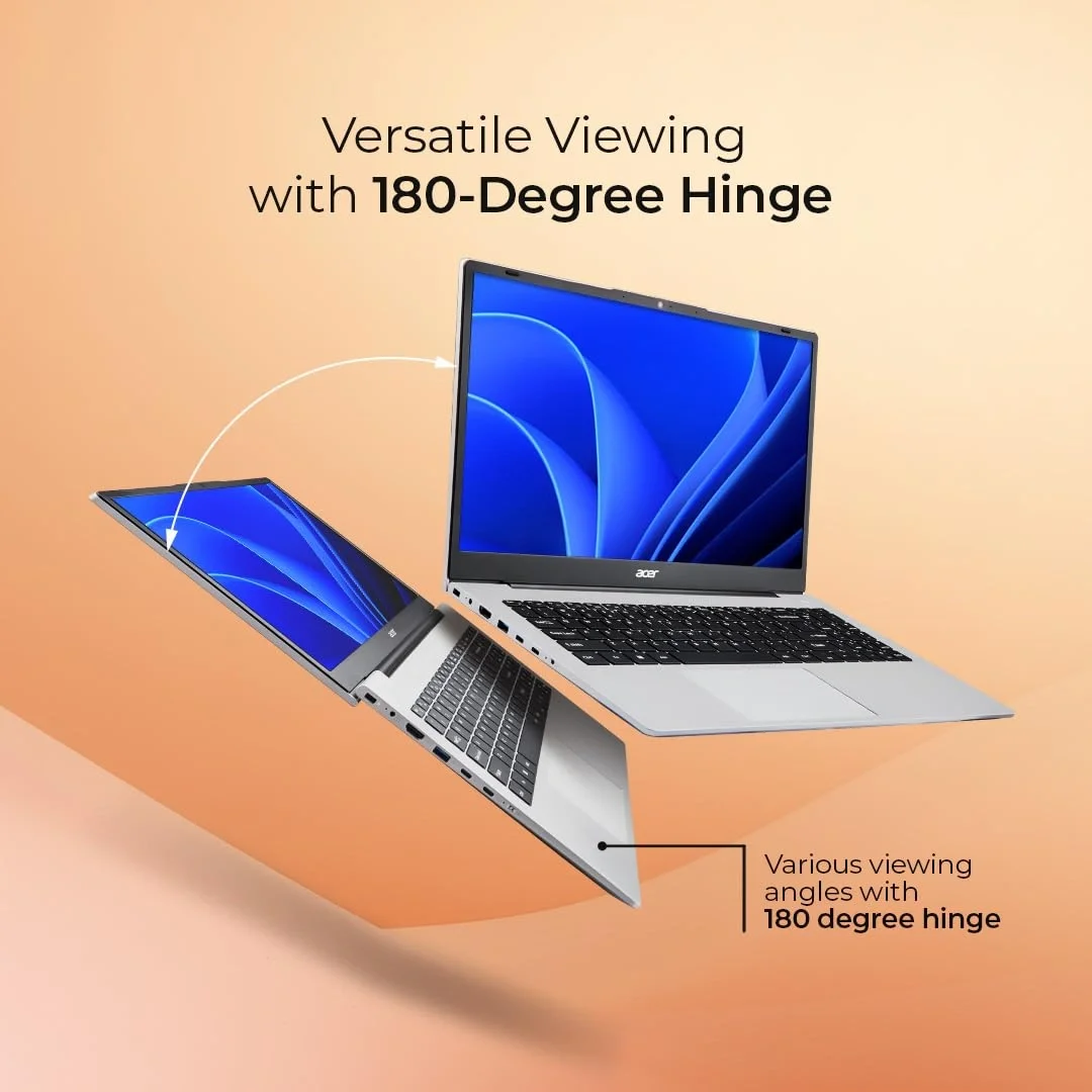 Acer Aspire 15 AS15-42 Laptop | AMD Ryzen 7 7730U | 16GB RAM | 512GB SSD | 15.6" Full HD Display | Windows 11 Home | Wi-Fi 6 | Backlit Keyboard | AMD Graphics | Pure Silver image 6
